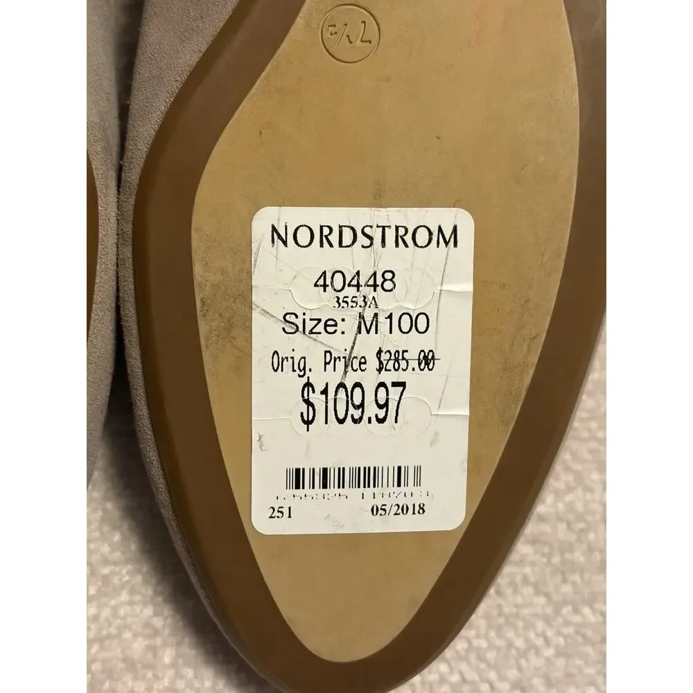 Paul Green Ballet Flats Womens Maureen Rosewood Natural Suede Slip On Size US 10